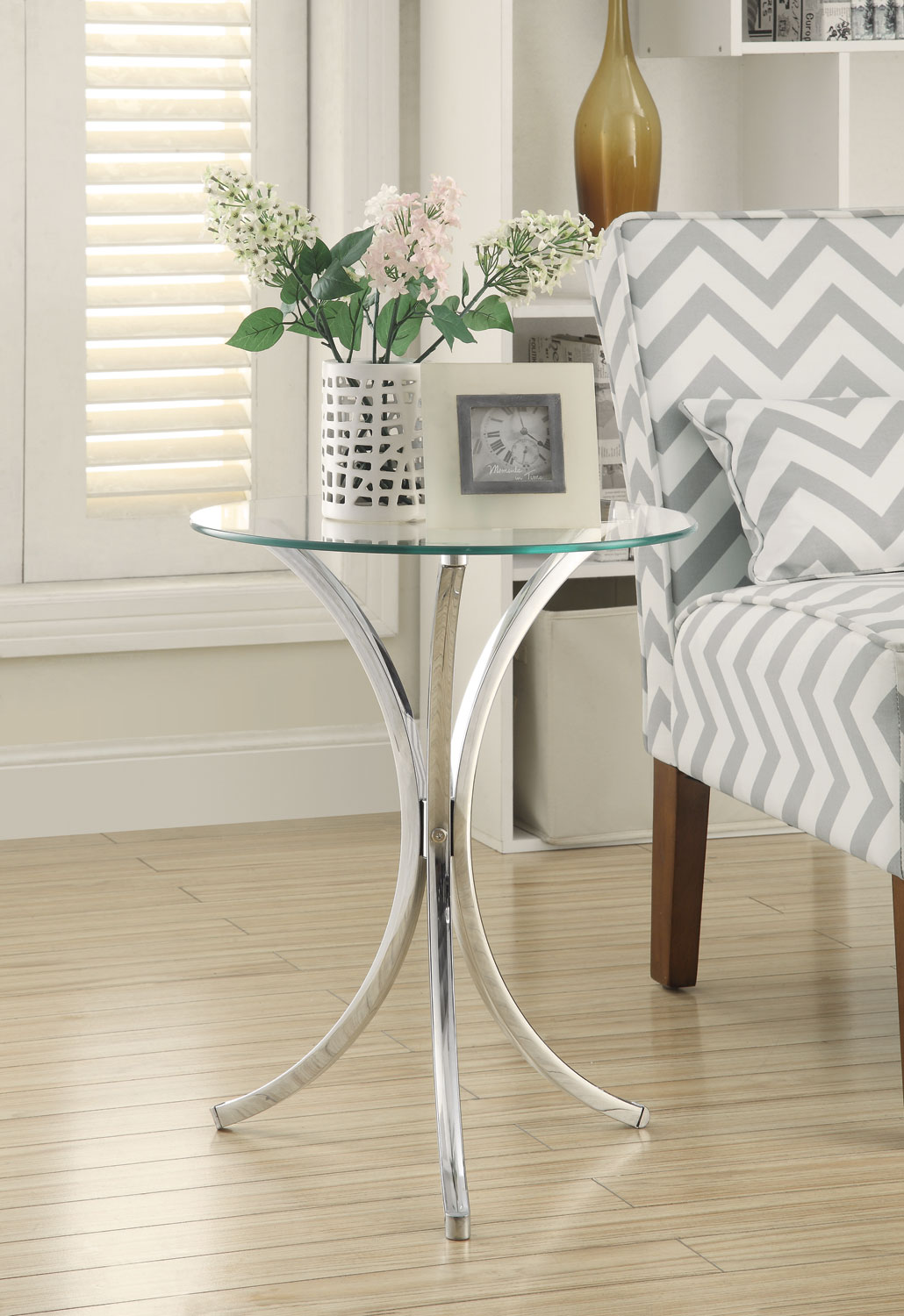 Coaster Accent Tables 902869 Clear Tempered Glass Accent Table